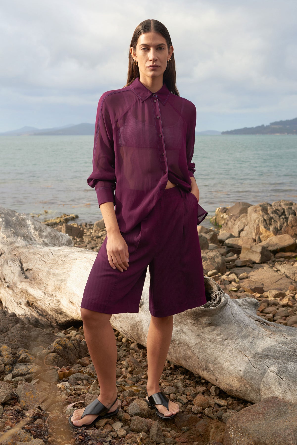 Alema Shirt Shiraz Tops - ELK | SHIRAZ