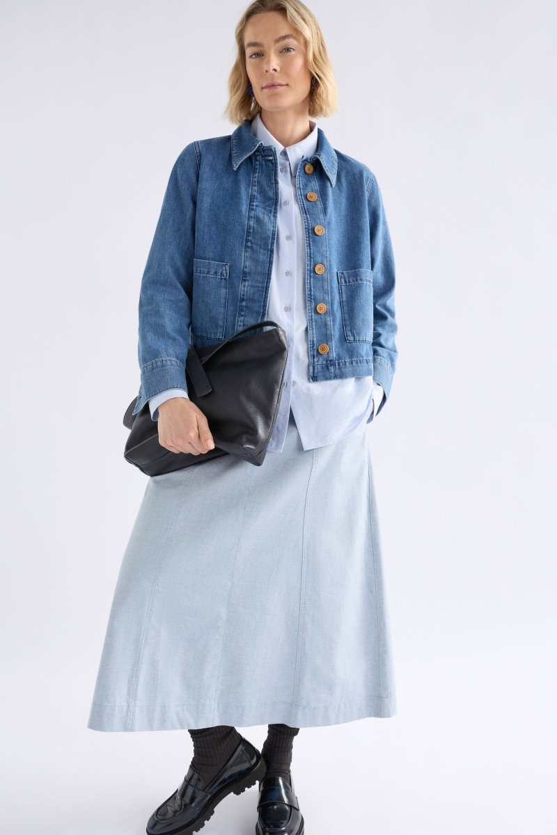 Marn Denim Jacket Jackets - ELK | DARK BLUE WASH