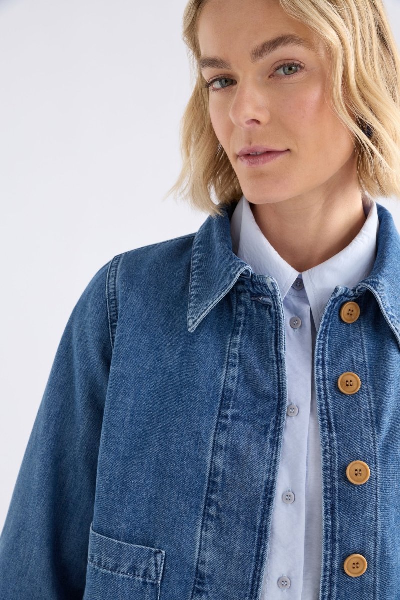Marn Denim Jacket Jackets - ELK | DARK BLUE WASH