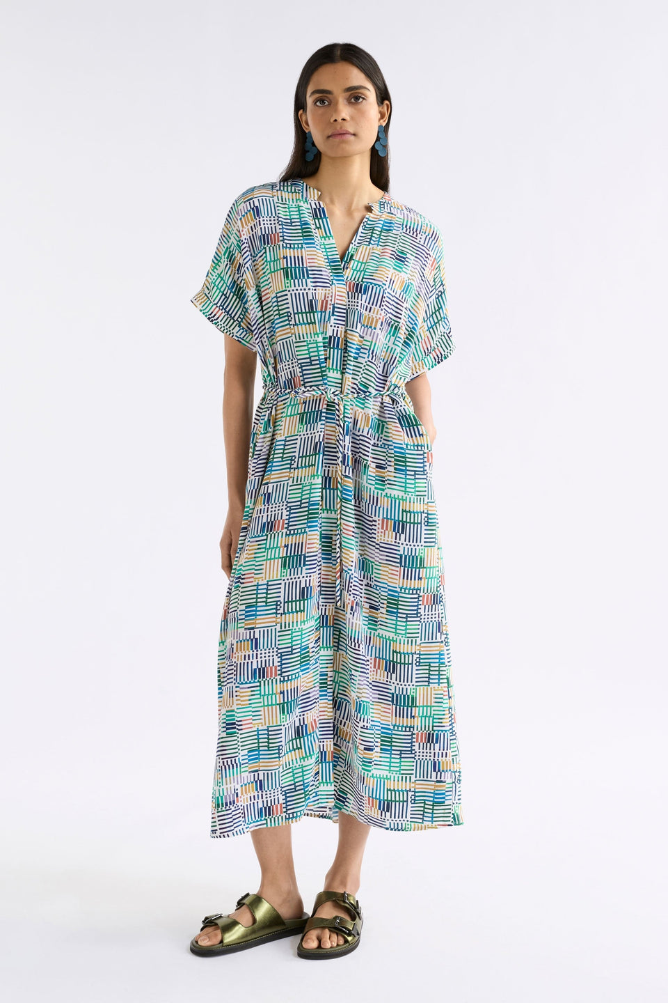 Malo Shirt Dress Dresses - ELK | CHESS PRINT