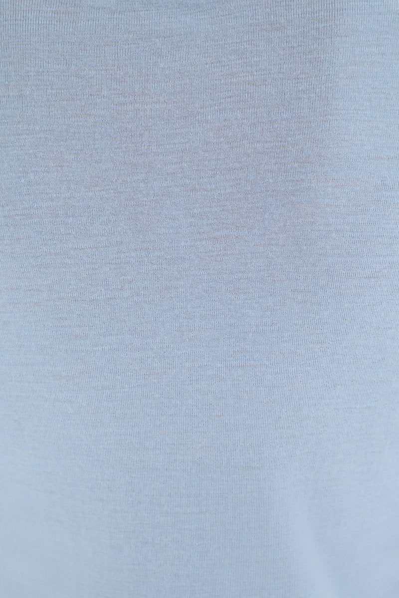 Merino Long Sleeve Top Tops - ELK | PEARL BLUE