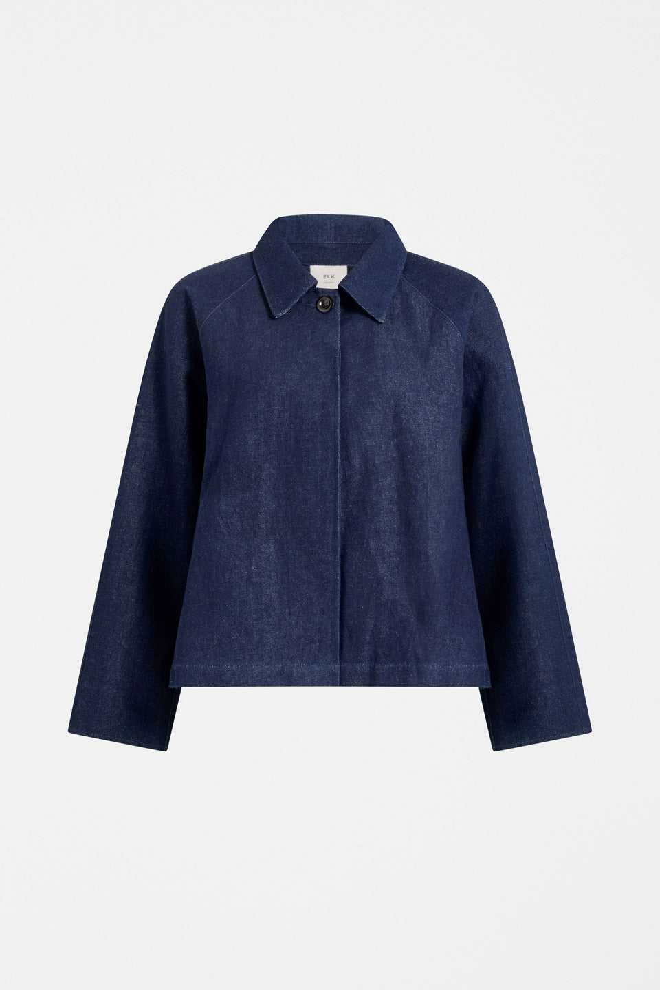 Decla Denim Jacket Flat Lay | DARK BLUE WASH