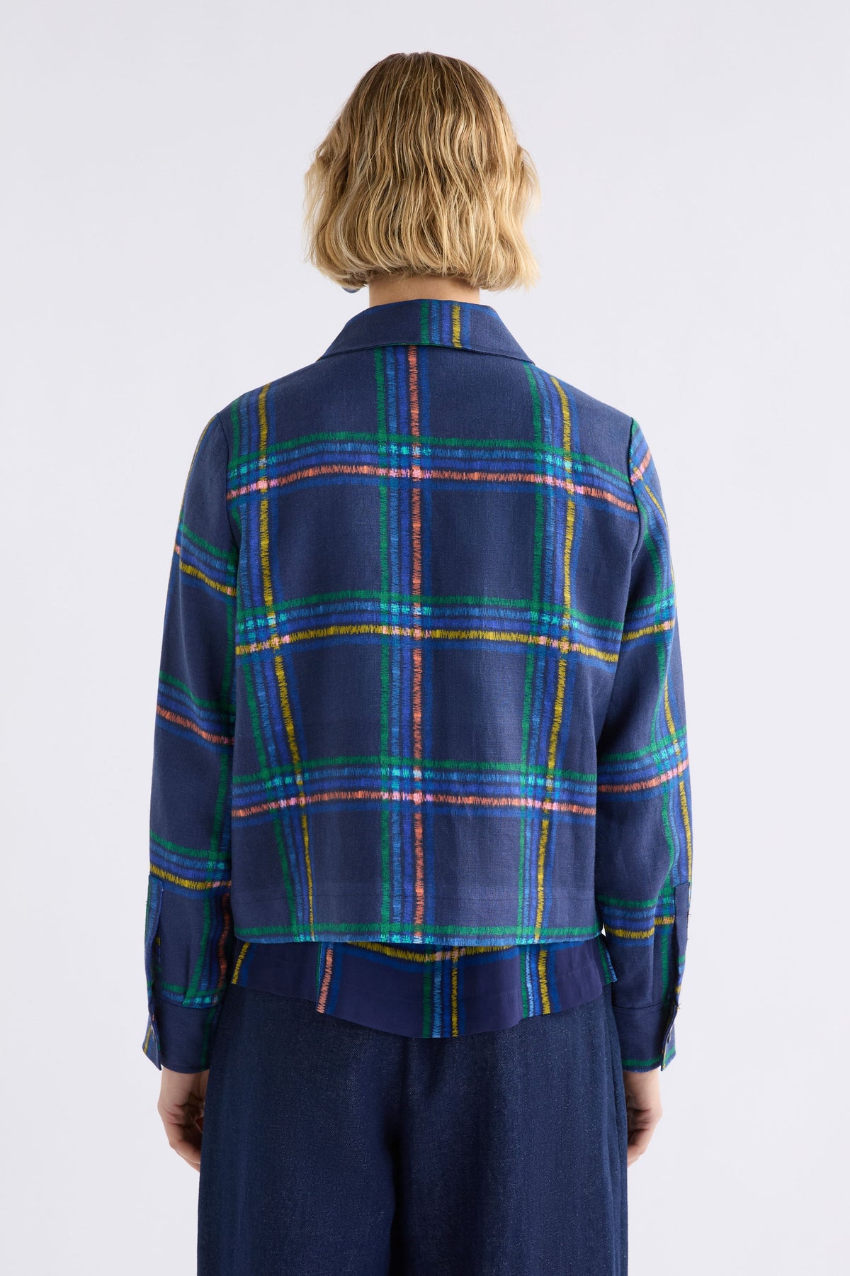 Paimo Jacket on Model Back Shot | ELBA CHECK