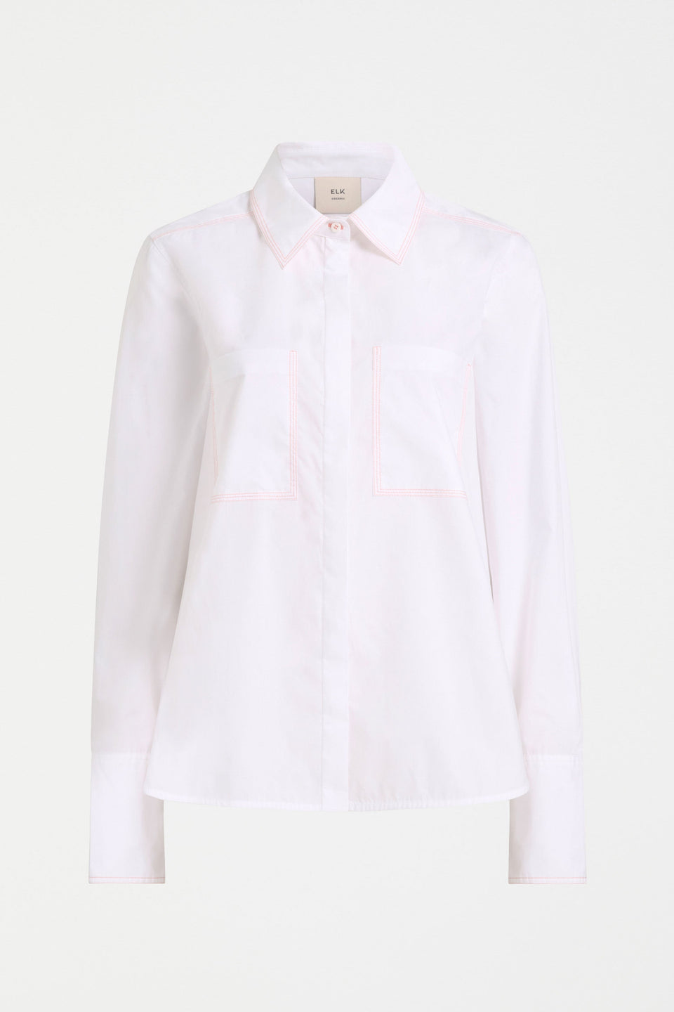 Salli Shirt Flat Lay | WHITE