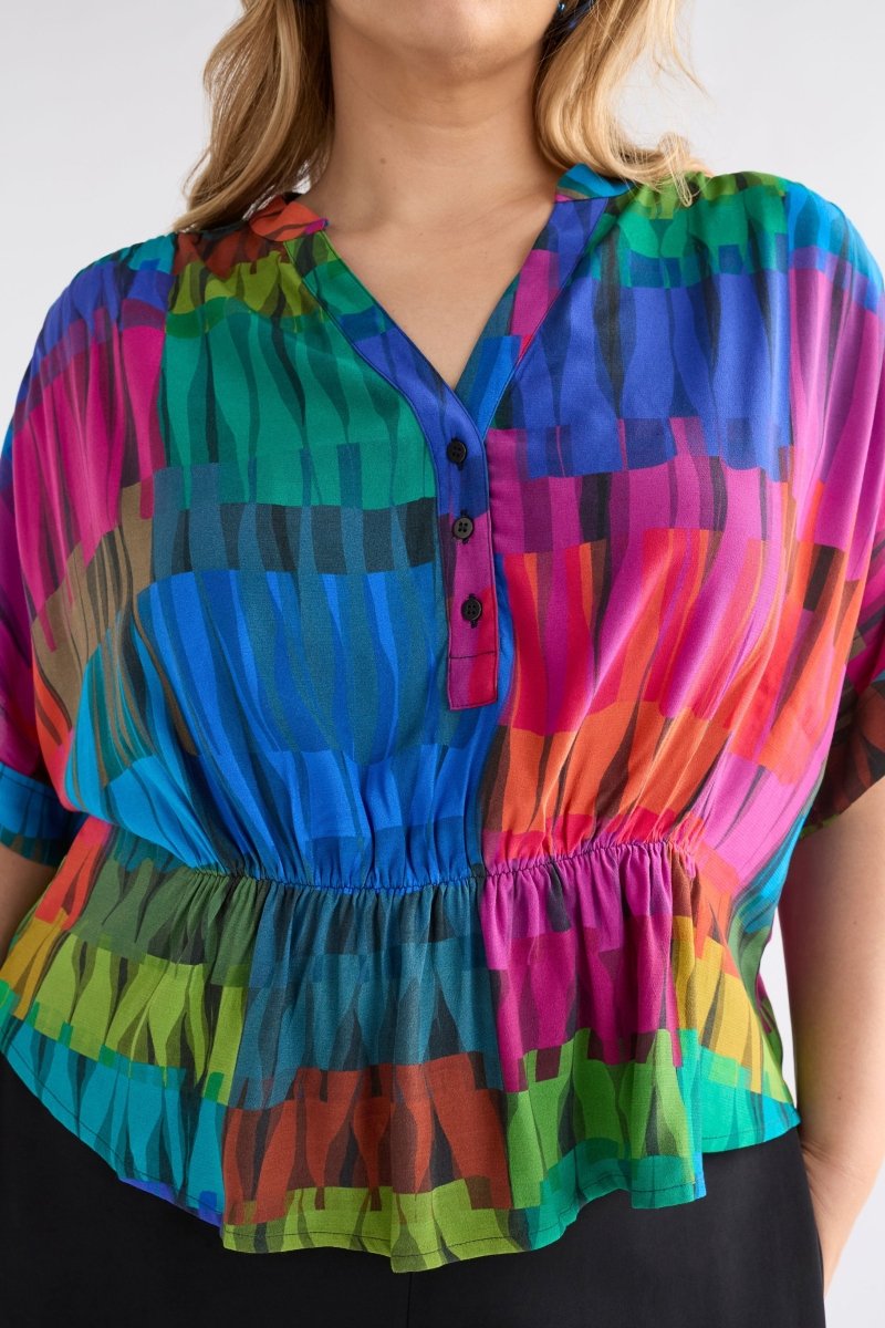 Seka Top Tops - ELK | LIND DARK PRINT