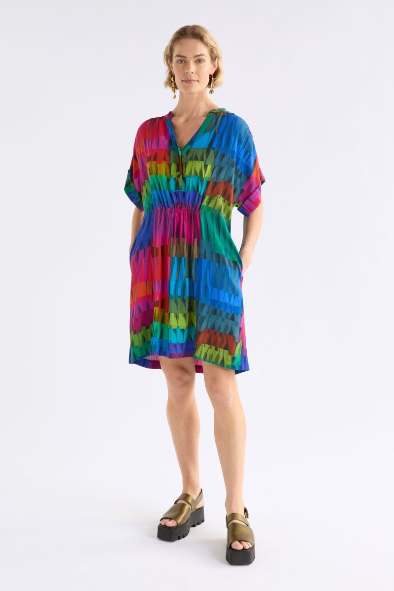Seka Dress Dresses - ELK | LIND DARK PRINT