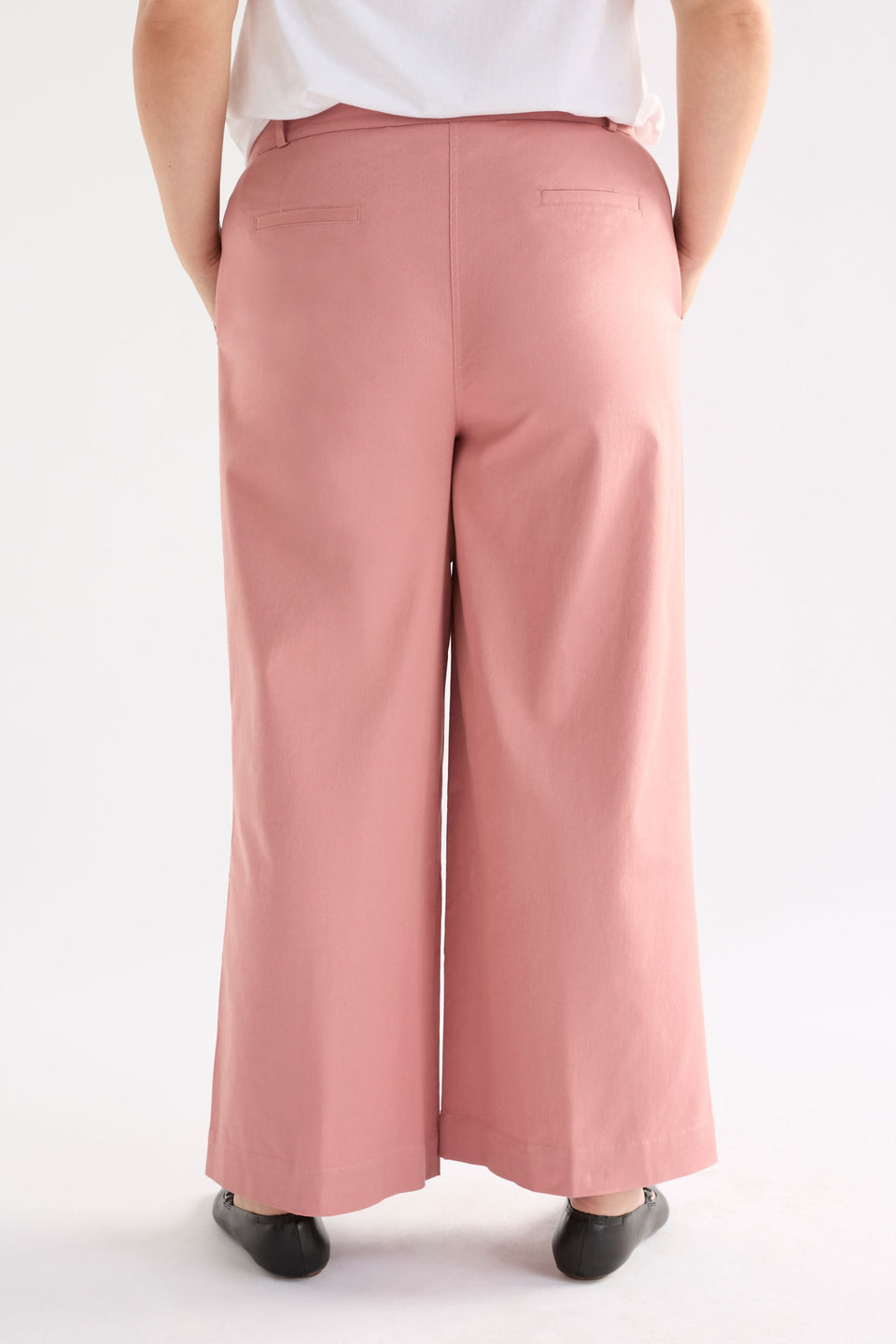 Kudel Pant on Model Back View | CLAY PINK