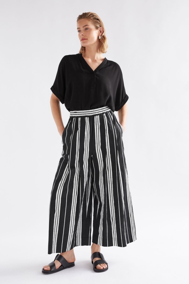 Reza Pant Pants & Jeans - ELK | FEZ PRINT BLACK