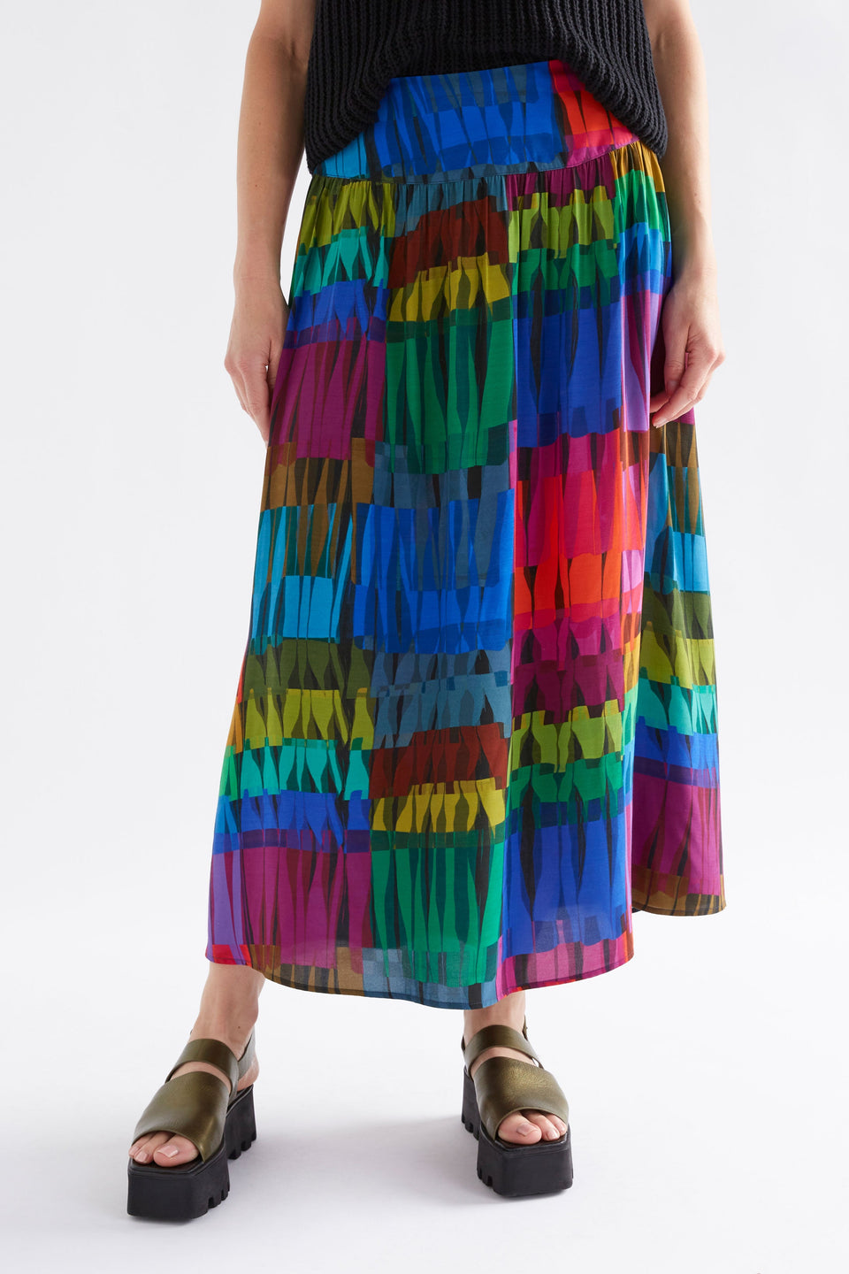 Reva Skirt Skirts & Shorts - ELK | LIND DARK PRINT