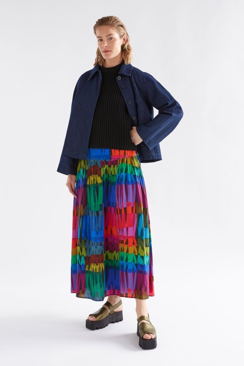 Reva Skirt Skirts & Shorts - ELK | LIND DARK PRINT