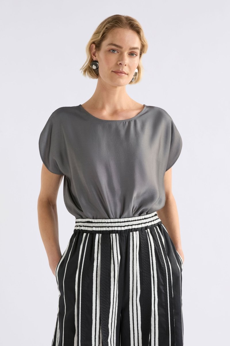 Medjal Classic Top Tops - ELK | SILVER BLACK