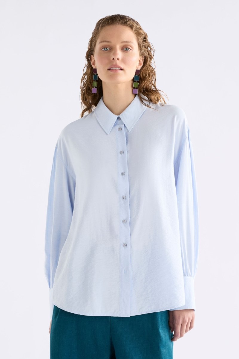 Pressa Shirt Pearl Blue Tops - ELK | PEARL BLUE