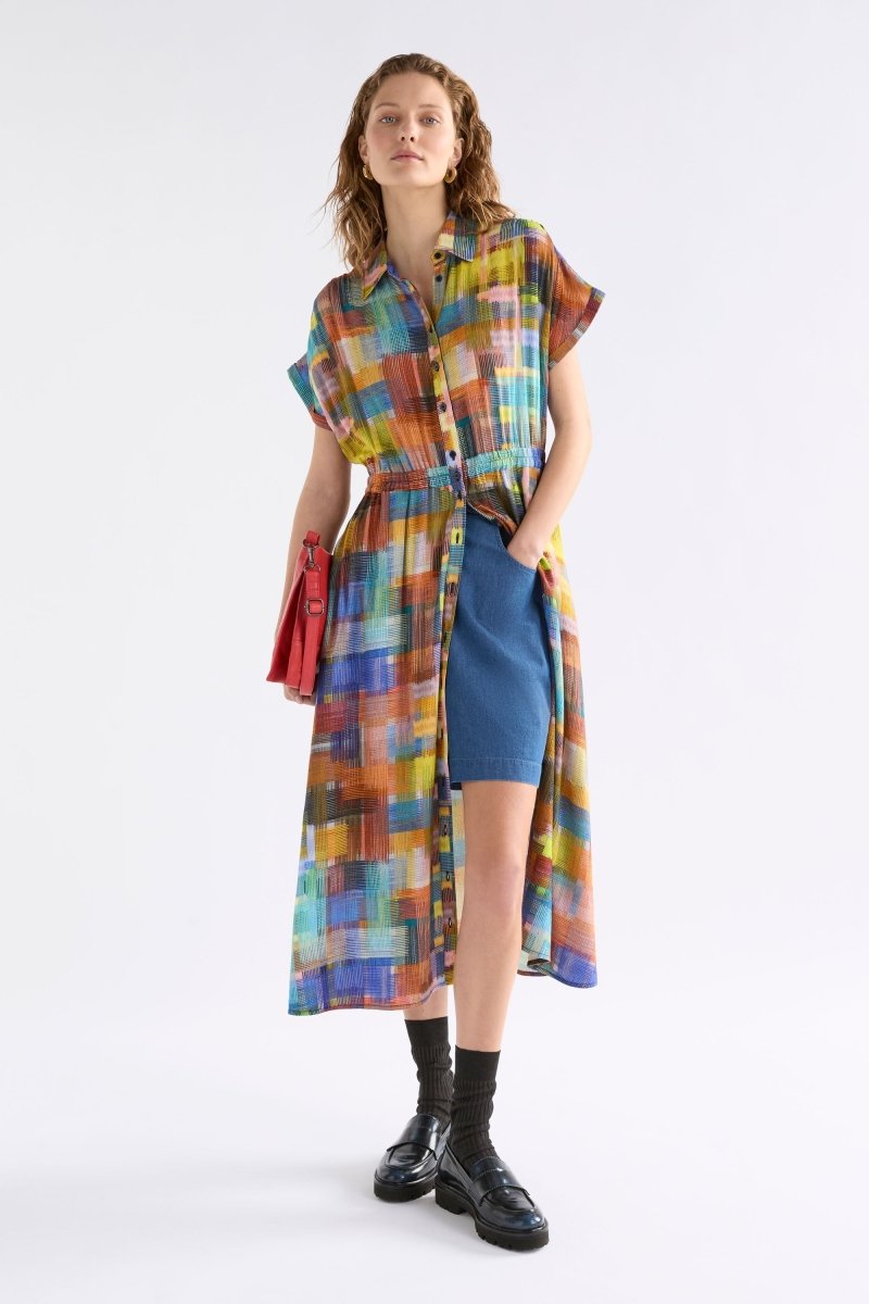 Nidra Shirt Dress Dresses - ELK | ELBRUS PRINT