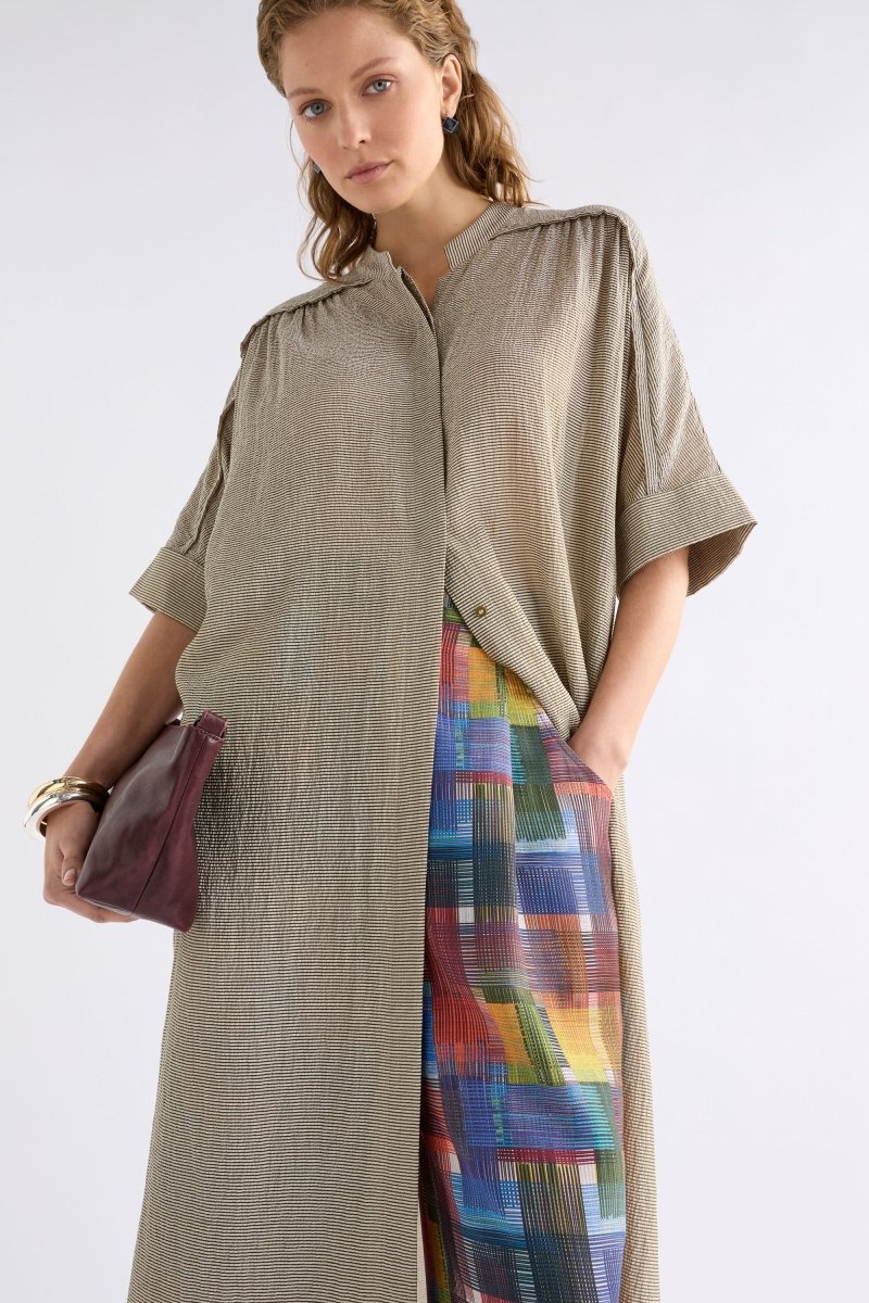 Porta Dress Dresses - ELK | OLIVE STRIPE