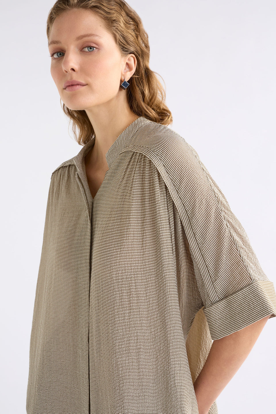 Porta Dress Dresses - ELK | OLIVE STRIPE