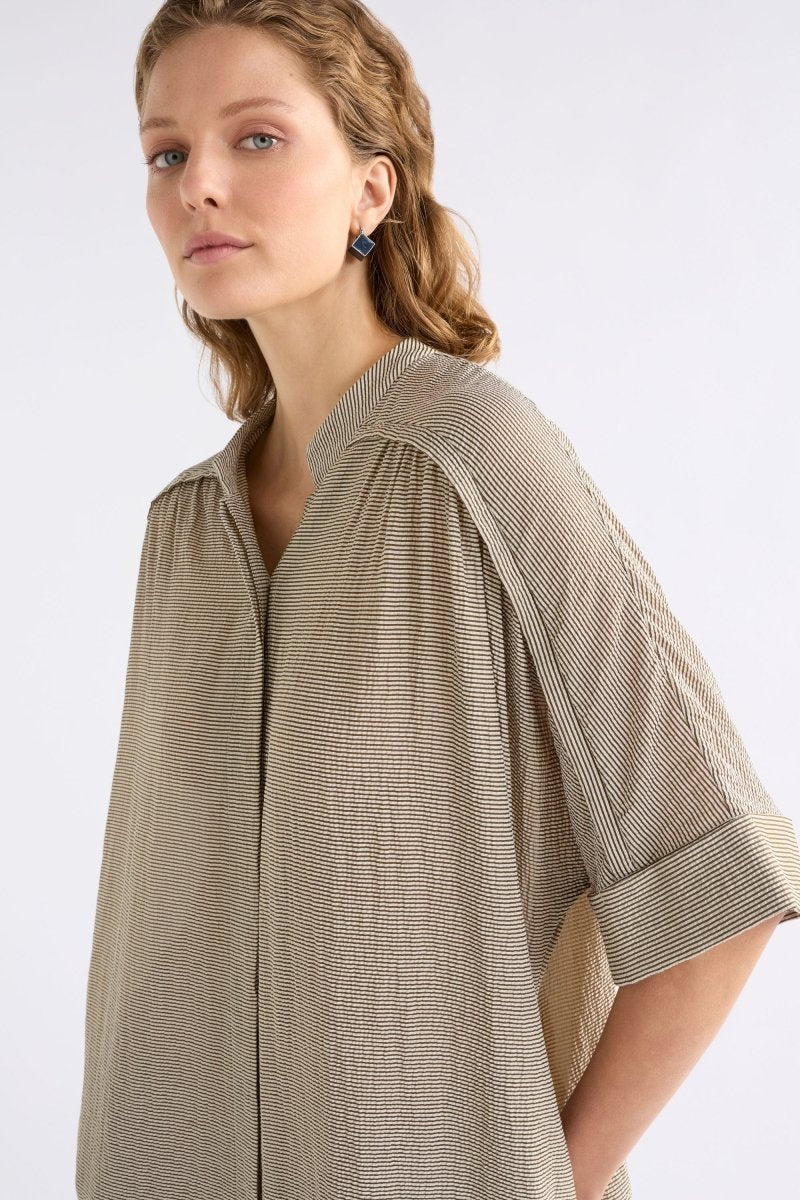 Porta Dress Dresses - ELK | OLIVE STRIPE