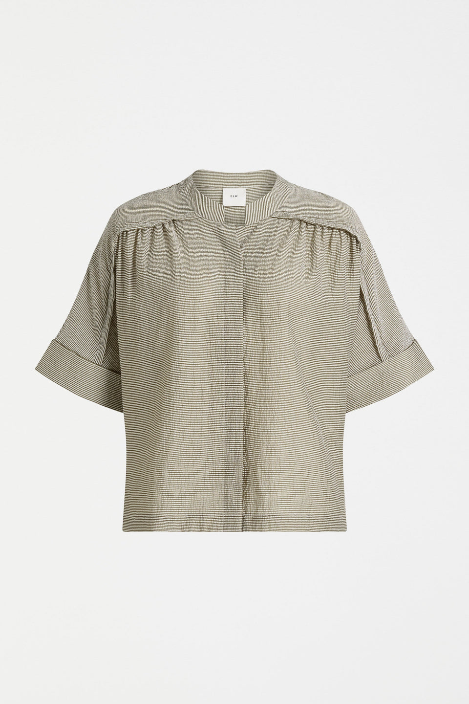 Porta Shirt Tops - ELK | OLIVE STRIPE