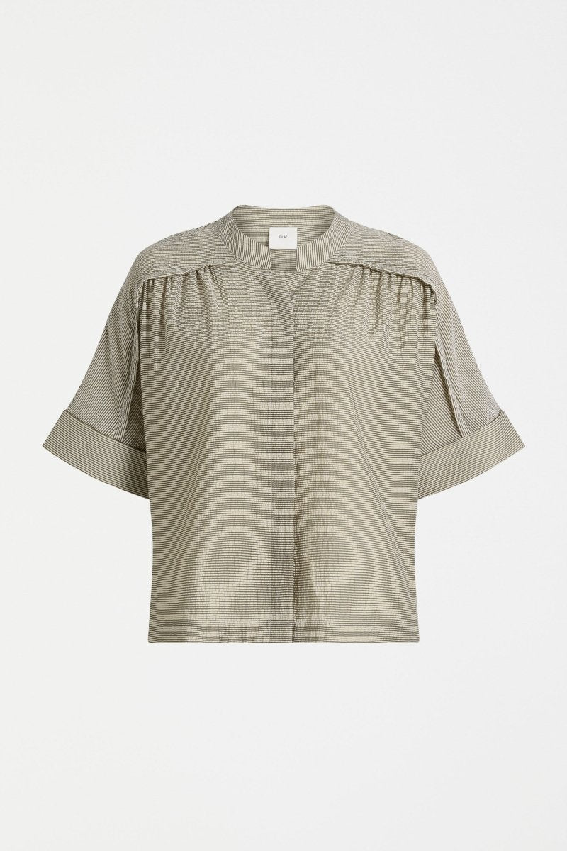Porta Shirt Tops - ELK | OLIVE STRIPE