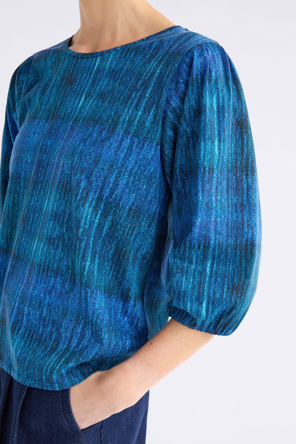 Maer Tee on Model Close Up Sleeve Detail | MIKKO PRINT