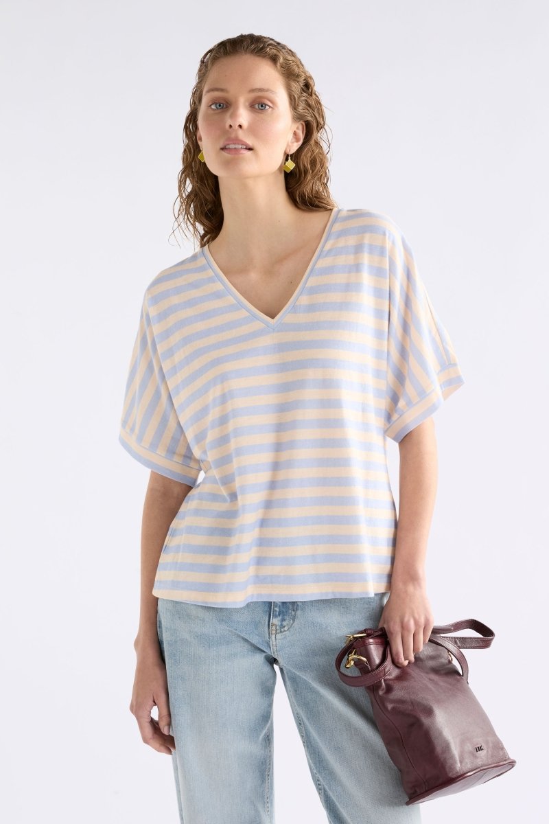 Seter Tee Tops - ELK | PEARL BLUE NATURAL