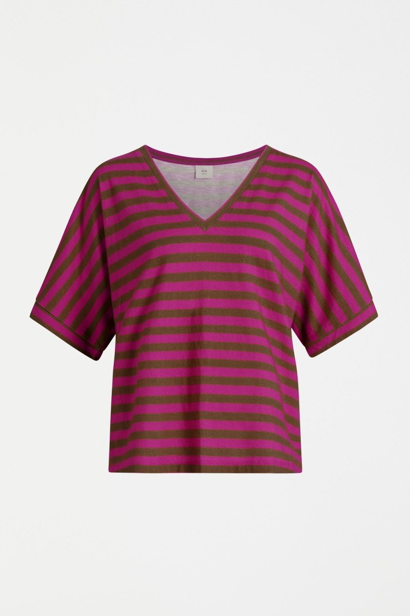 Seter Tee Tops - ELK | OLIVE FUCHSIA