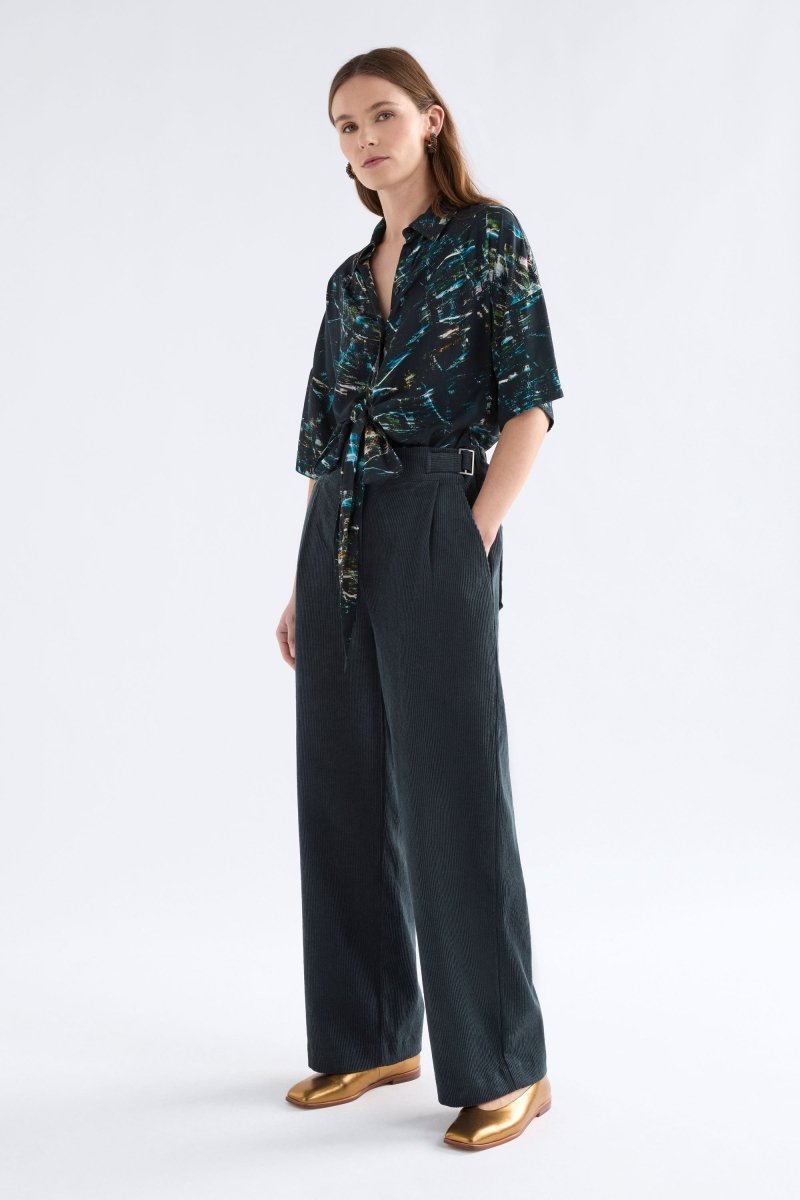 Noemi Cord Pant Carbon (Pants & Jeans) - ELK AU