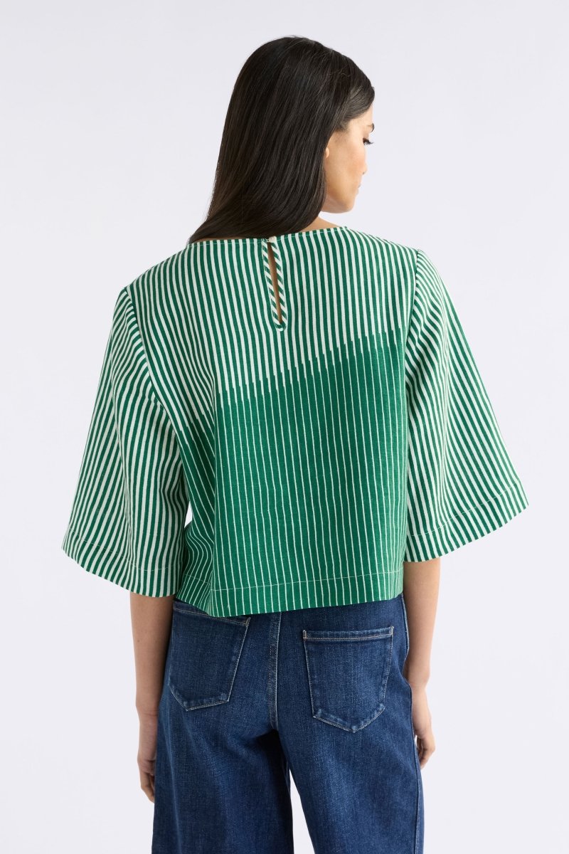 Llinen Top Otler Print Tops - ELK | ORTLER PRINT