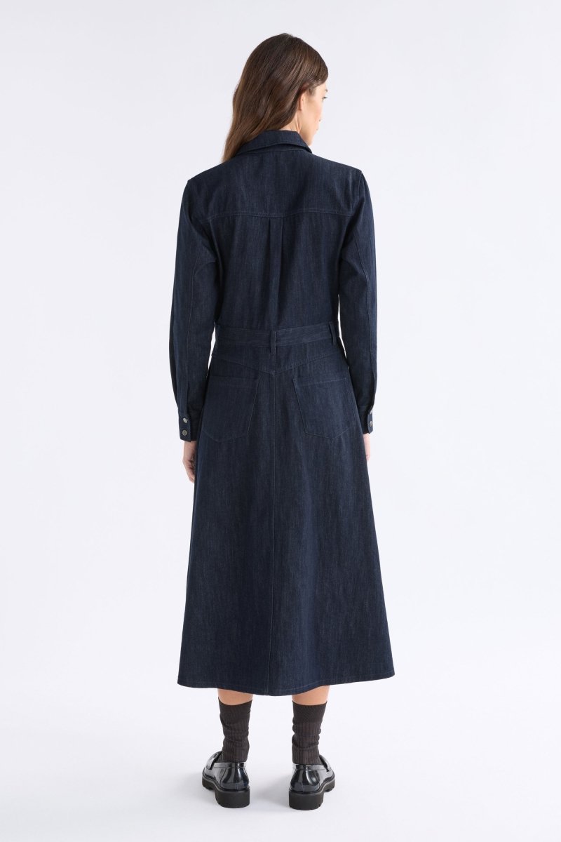 Gerber Dress Dresses - ELK | DARK BLUE WASH