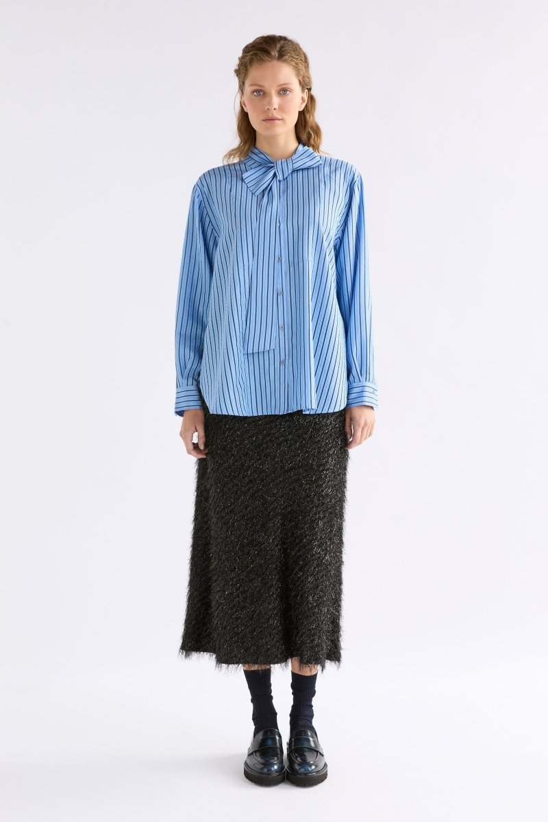 Hedi Shirt Tops - ELK | CHAMBRAY STRIPE