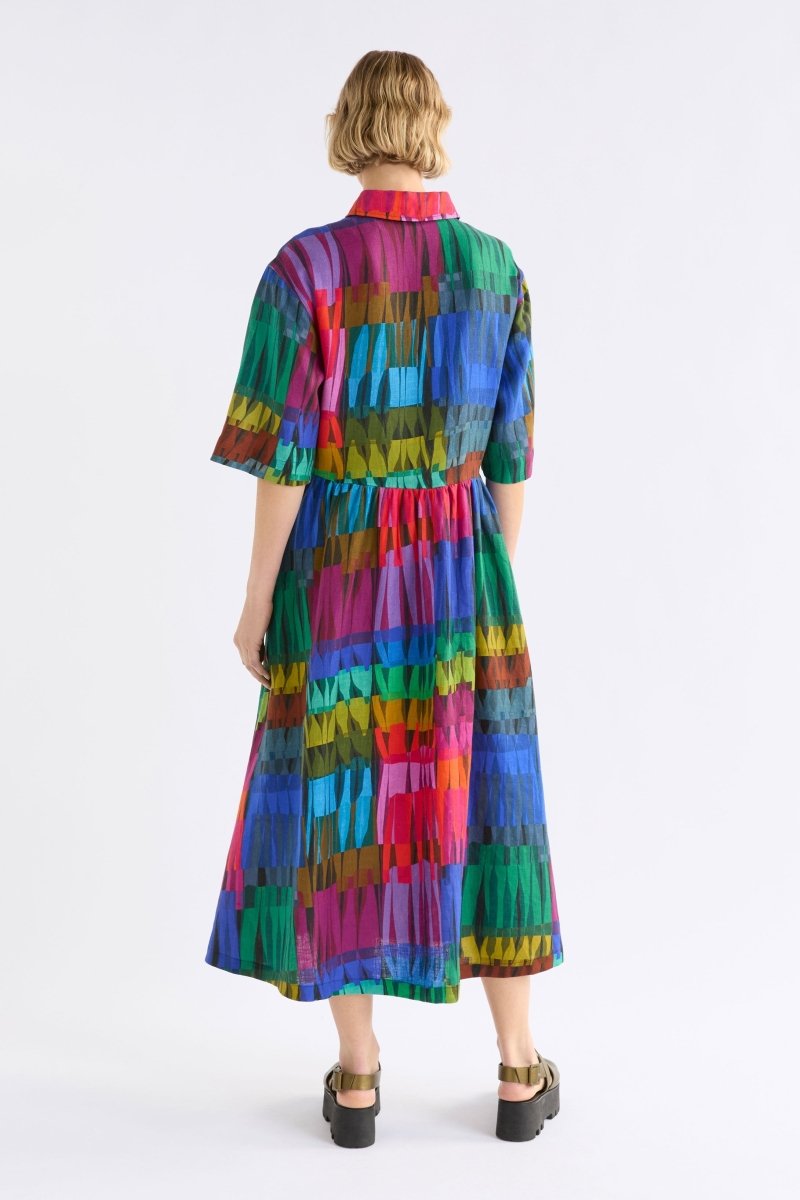 Llinen Light Dress Lind Print Dresses - ELK | LIND DARK PRINT