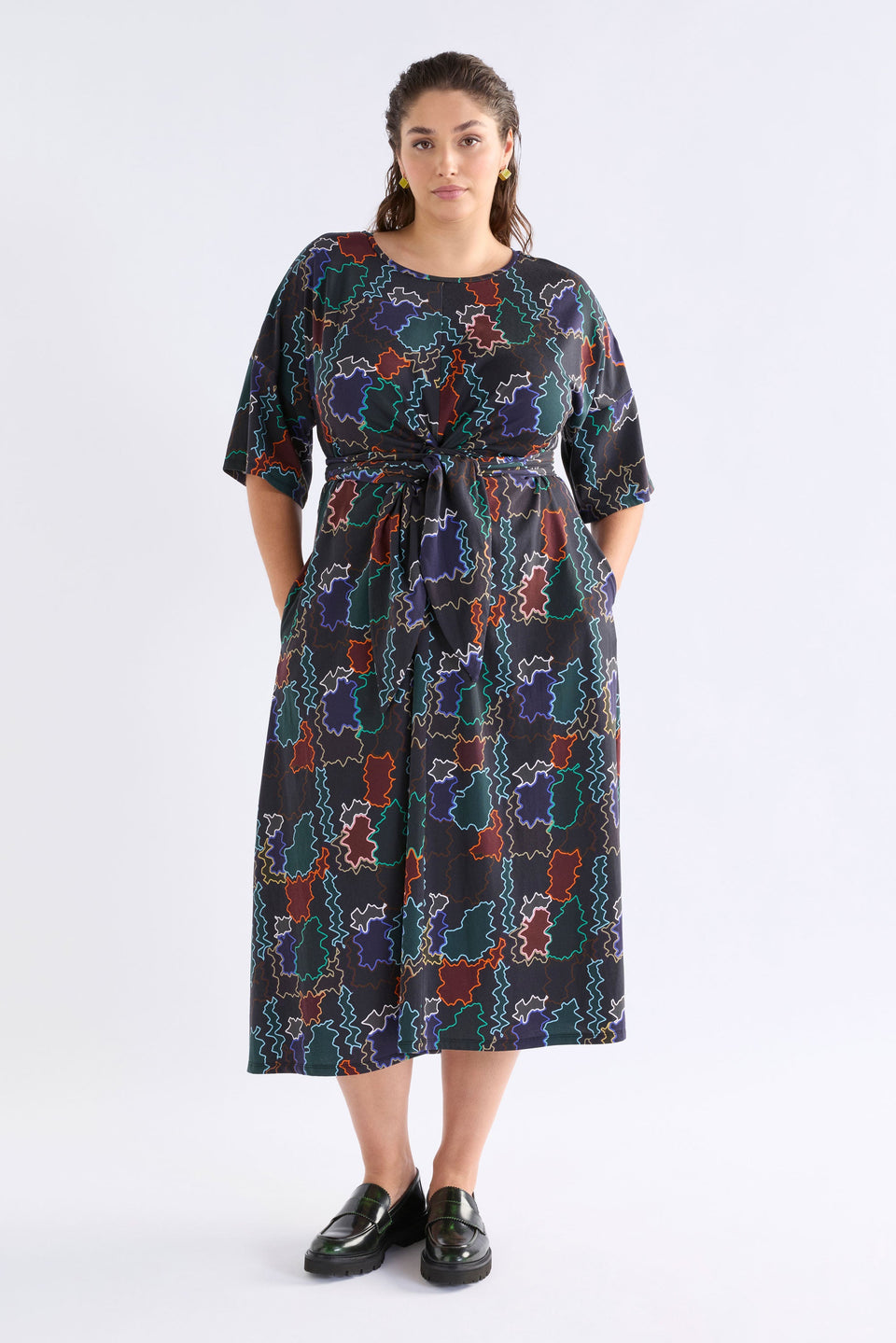 Kihte T Shirt Dress Dresses - ELK | SUMA LINE PRINT