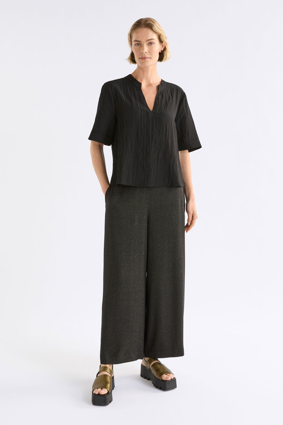 Eklaat Pant Pants - ELK | BLACK GOLD