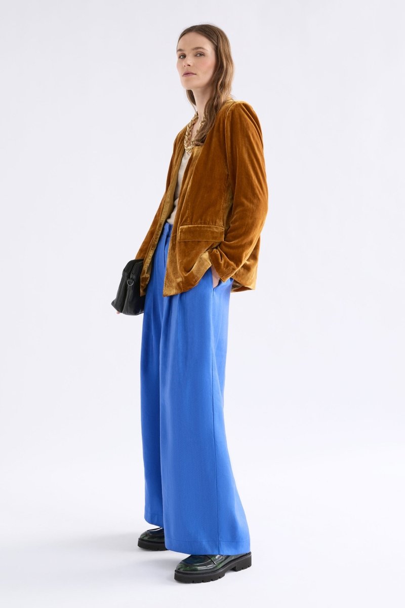 Velvet Soft Blazer Jacket Golden Jackets - ELK | GOLDEN