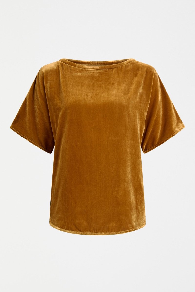 Velvet Soft Top Tops - ELK | GOLDEN