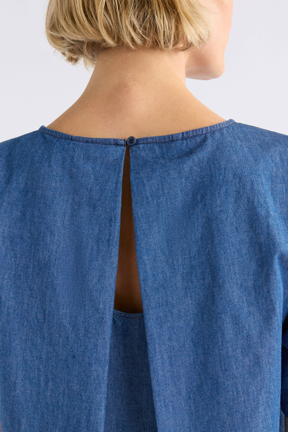 Denim Honnor Top Tops - ELK | MID BLUE DENIM