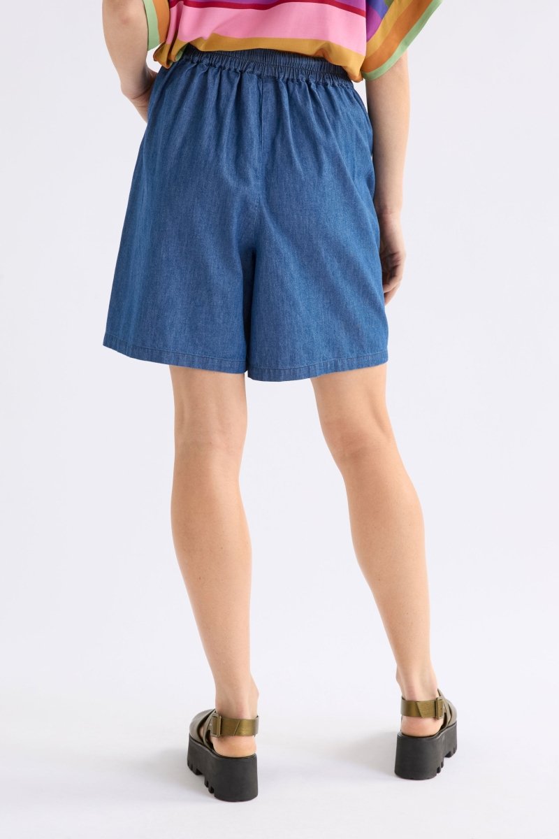 Denim Strom Short Skirts & Shorts - ELK | MID BLUE DENIM