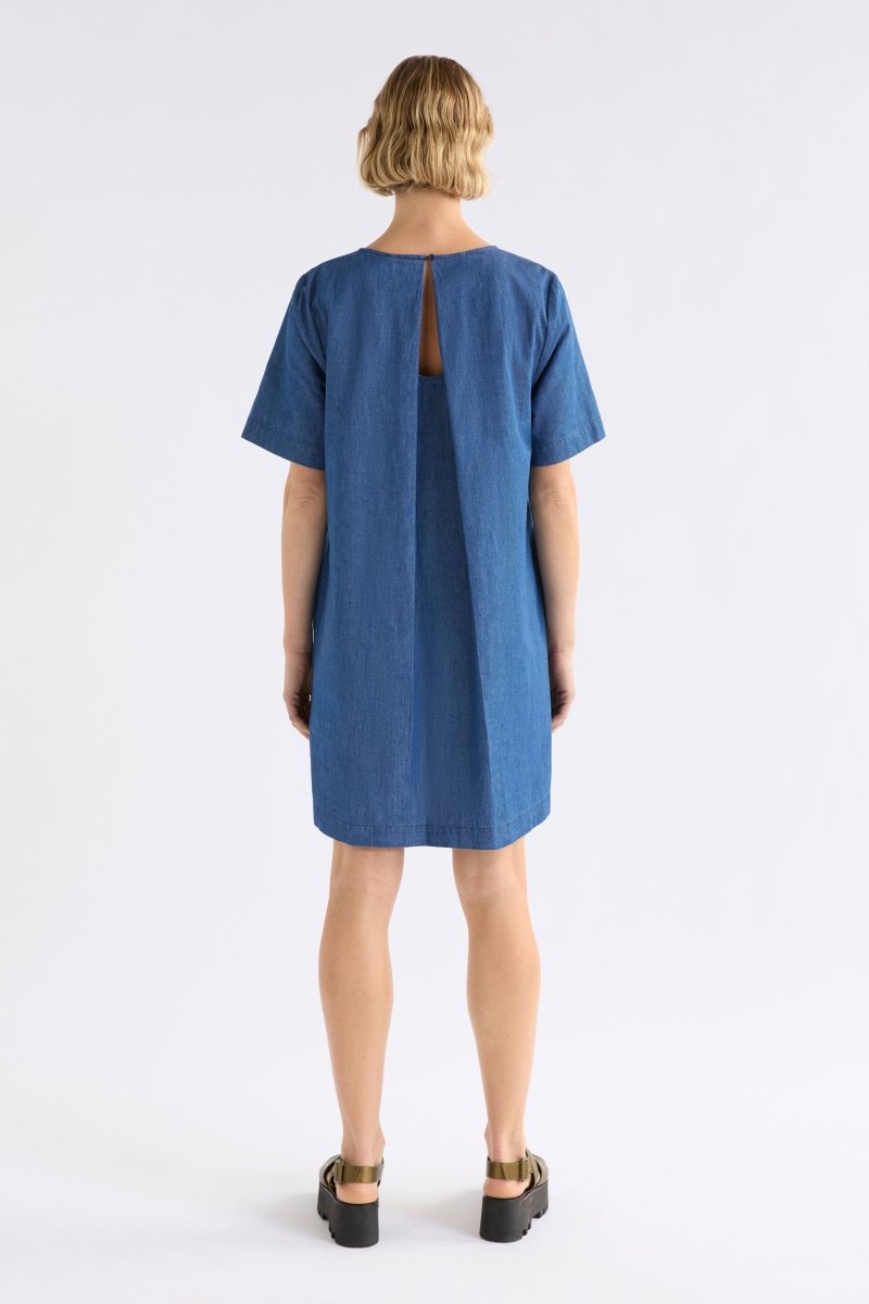 Denim Honnor Dress Dresses - ELK | MID BLUE DENIM