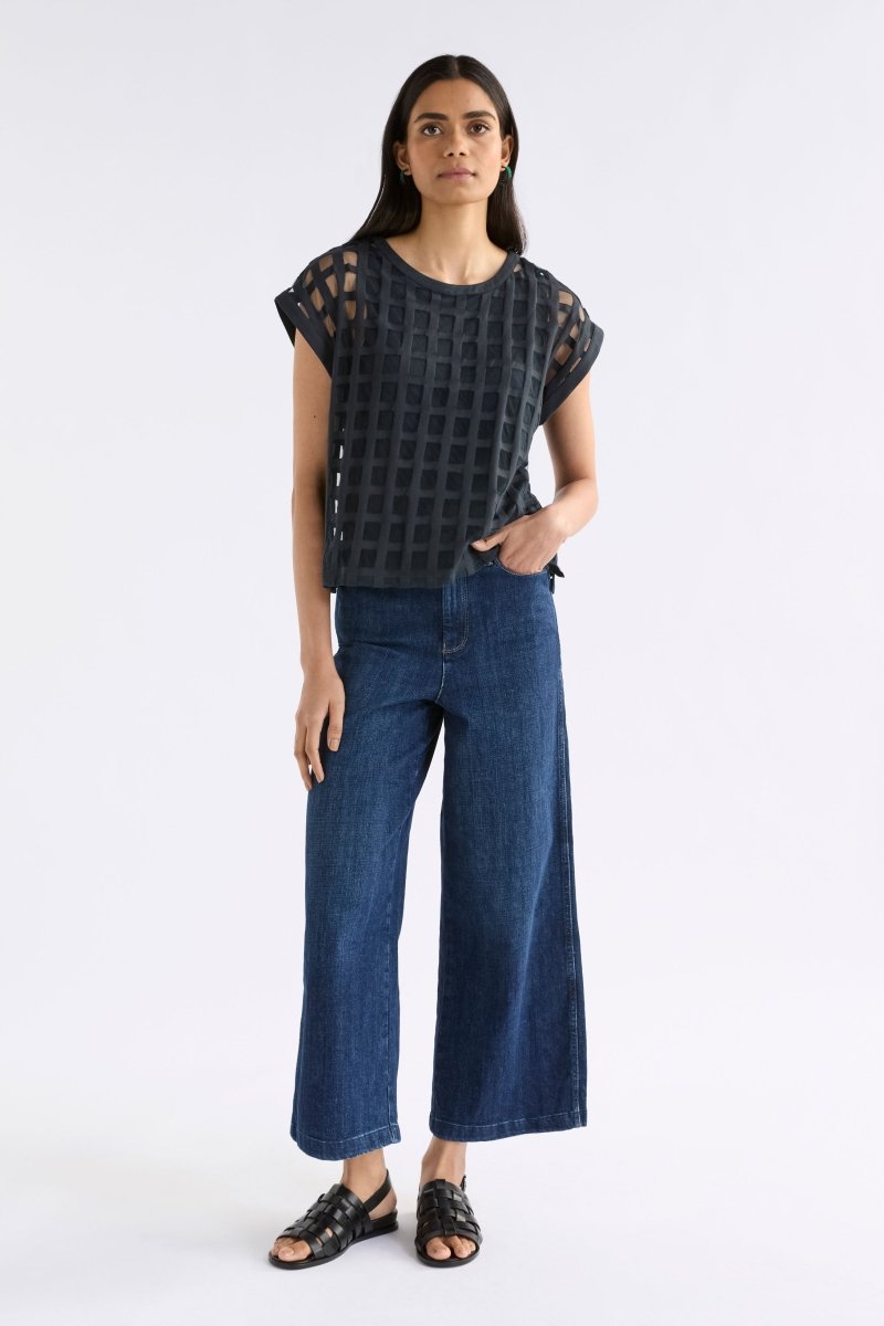 Grid Burnout Top Tops - ELK | SPACE BLUE