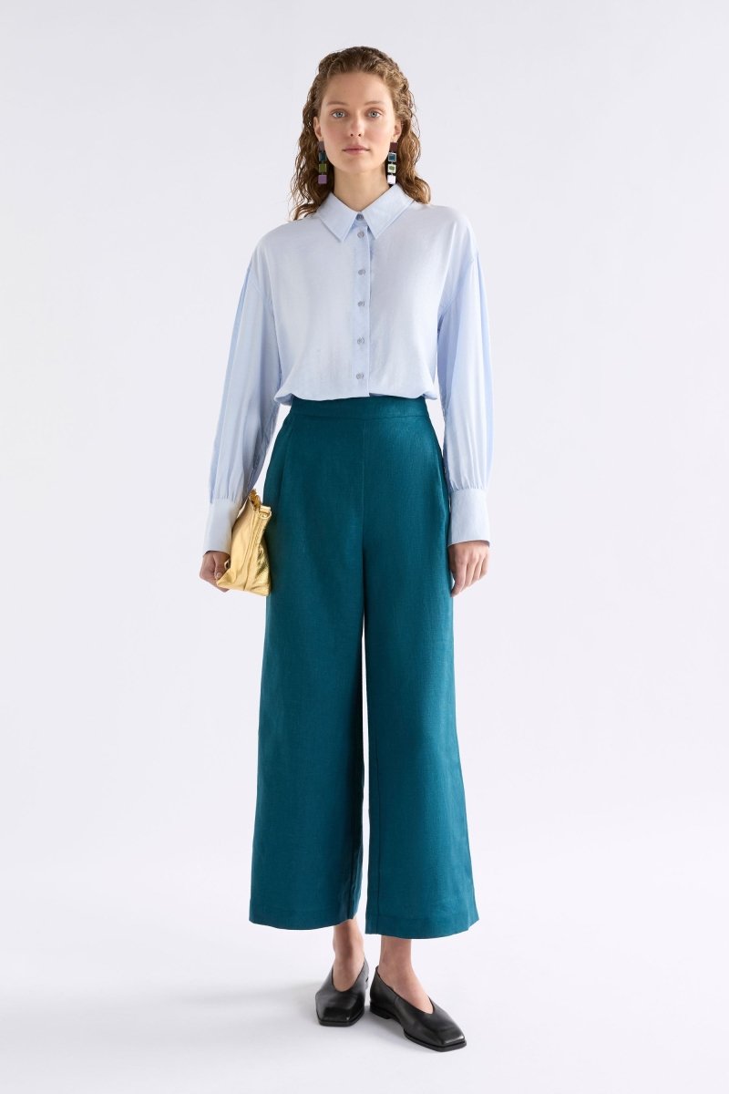 Ilona Linen Pant Peacock Pants & Jeans - ELK | PEACOCK