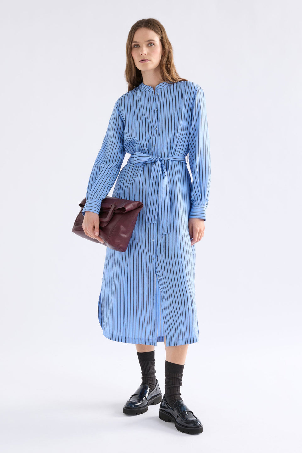 Hedi Shirt Dress Dresses - ELK | CHAMBRAY STRIPE