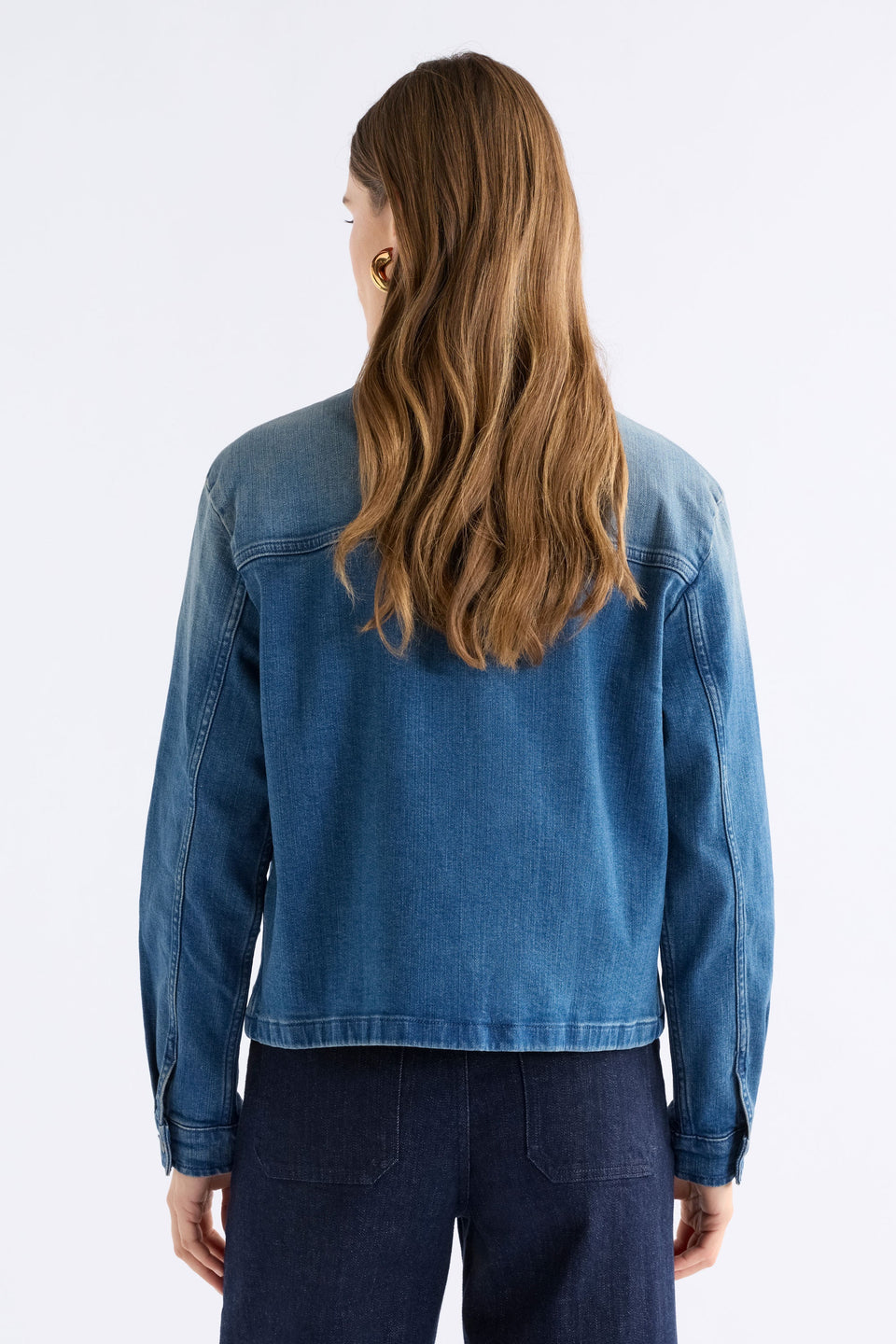 Borse Jacket Jackets - ELK | MID BLUE DENIM