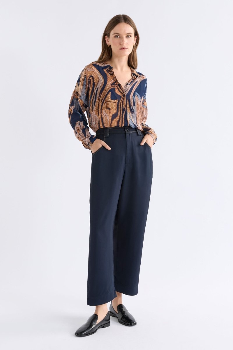 Alddra Loafer Flats - ELK | BLACK