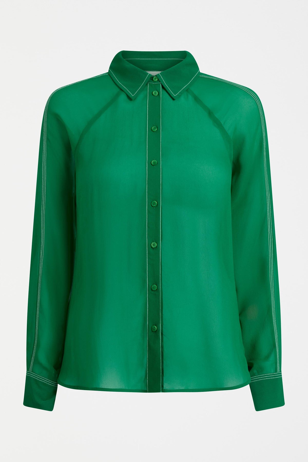Alema Shirt Green Tops - ELK | LEAF GREEN