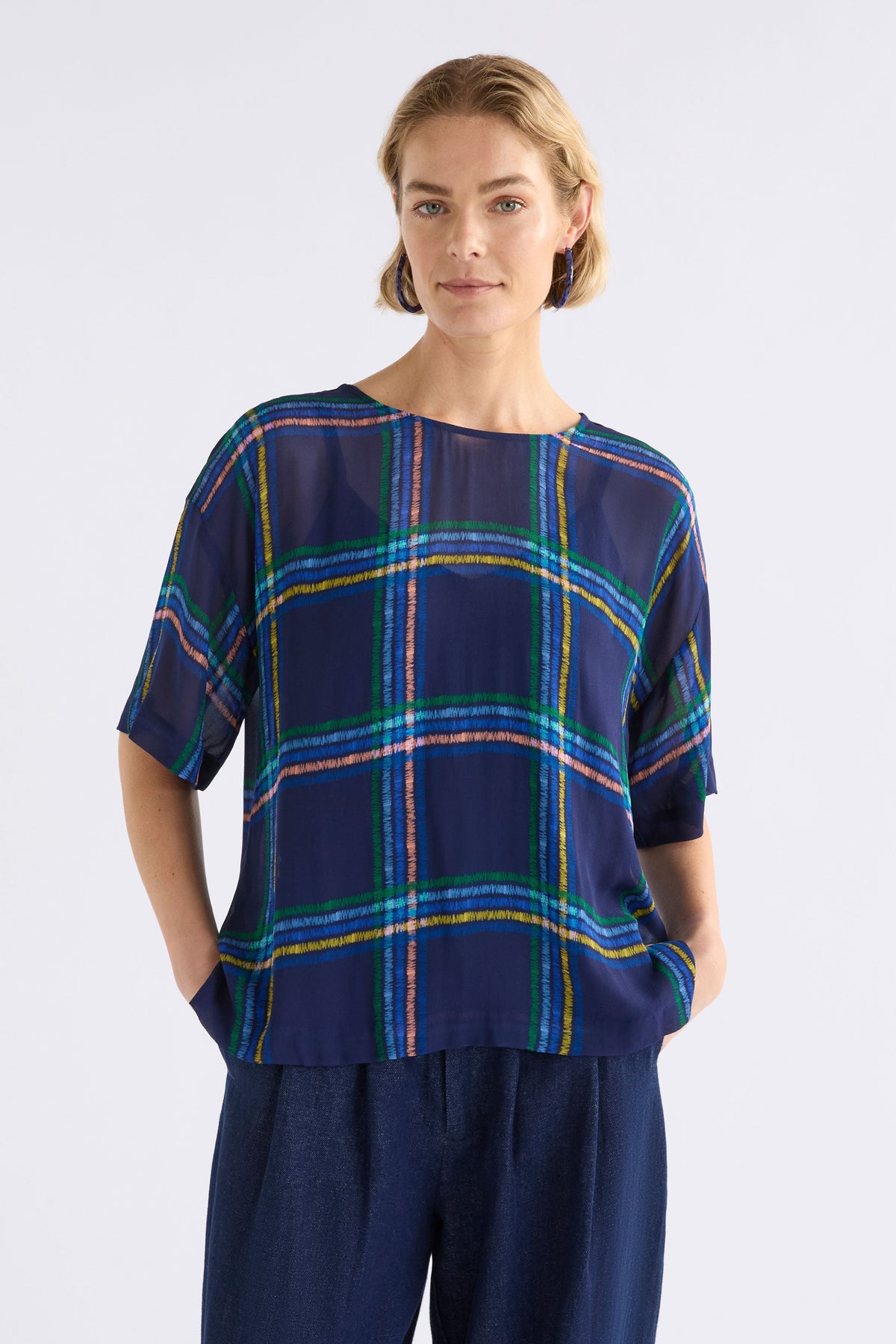 Statte Top on Model | ELBA CHECK
