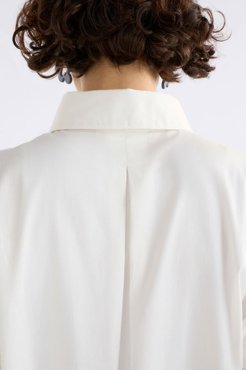 Eiren Relaxed Shirt Tops - ELK | WHITE LILAC BLUE
