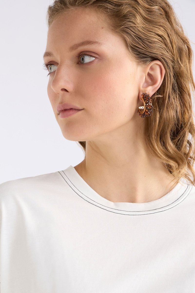 Famke T-Shirt White Tops - ELK | WHITE