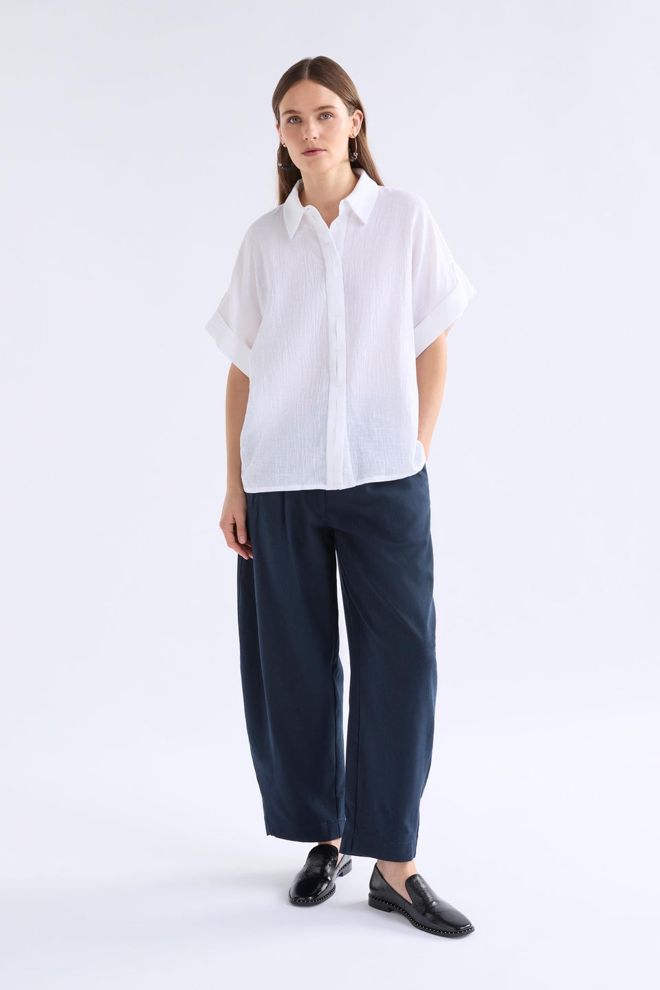Edeka Shirt White Tops - ELK | WHITE