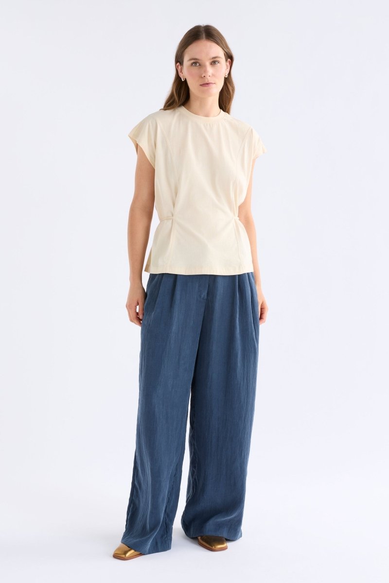 Obers T-Shirt Pearl White Tops - ELK | PEARL WHITE