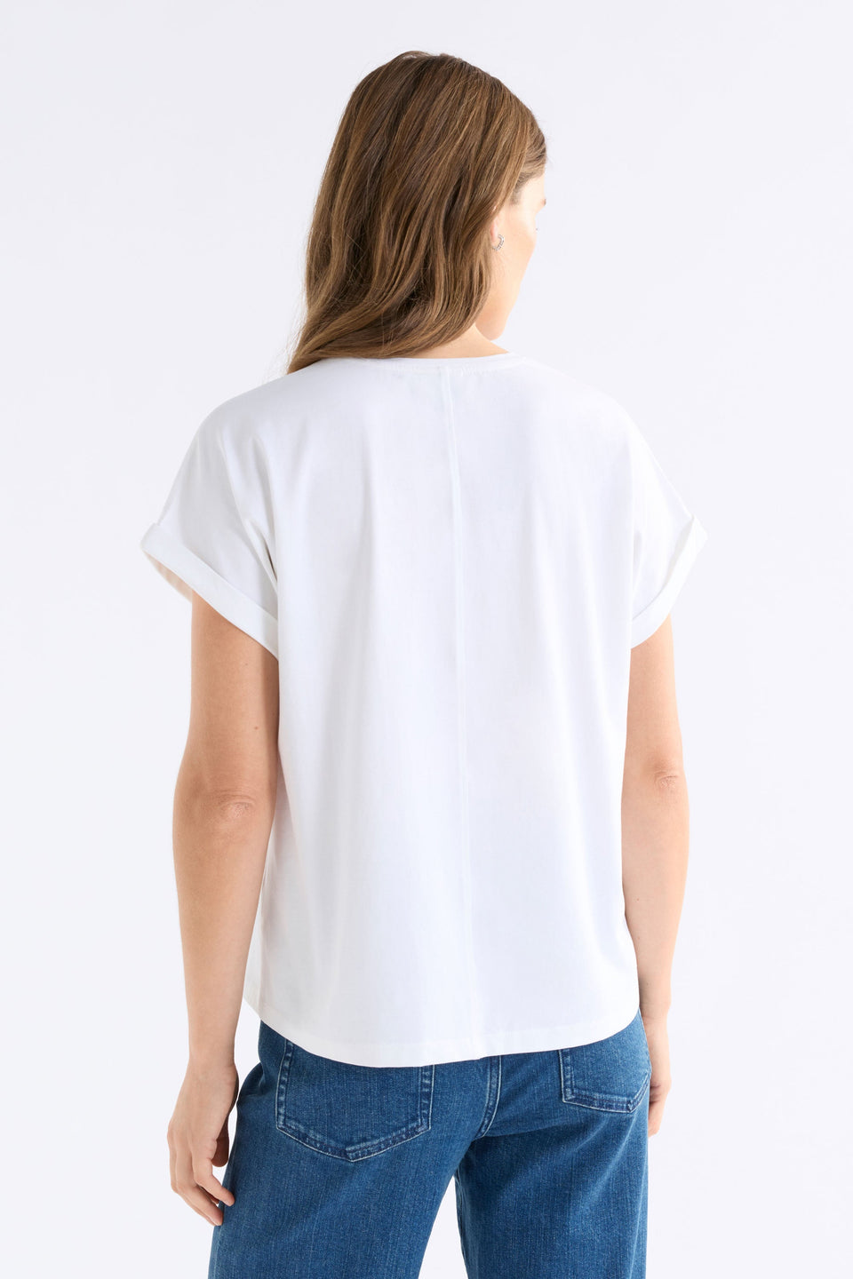 Cille T-Shirt White Tops - ELK | WHITE