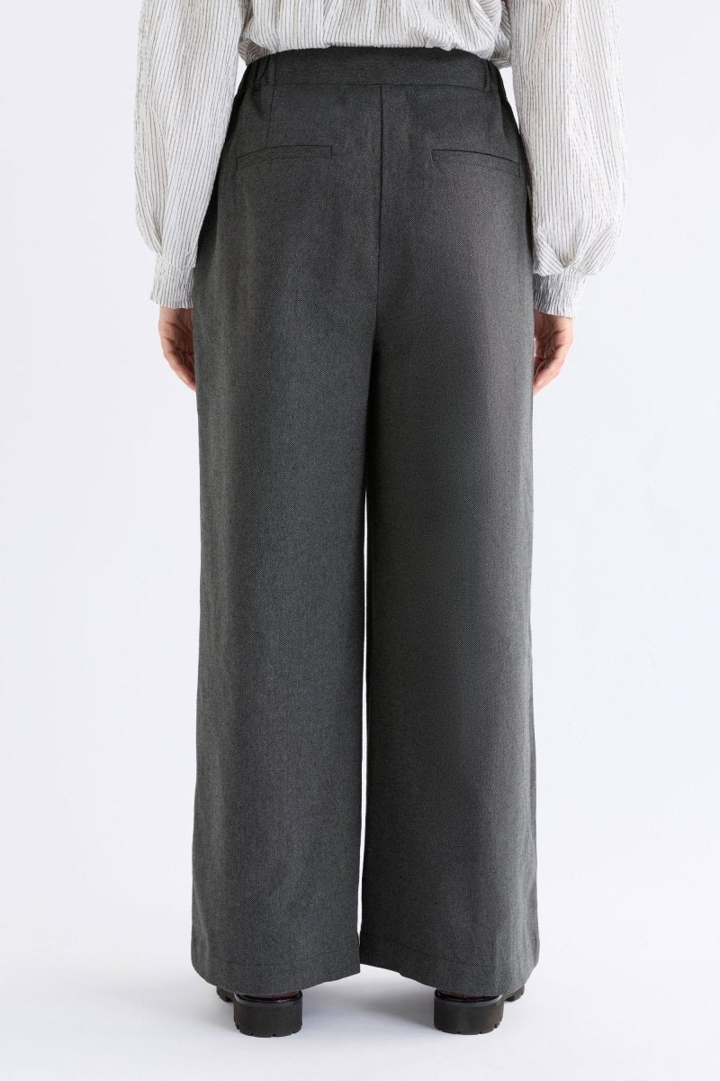Unn Pant Pants & Jeans - ELK | DARK GREY MARLE